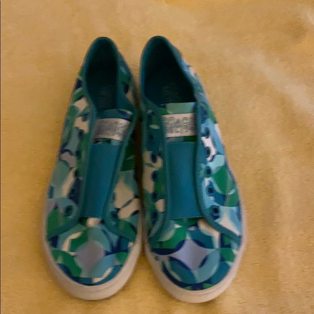 Coach blue muticolor of blue sneaker